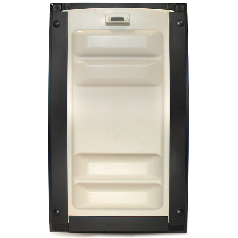Medium Black Double Flap Wall Mounted Pet Door
