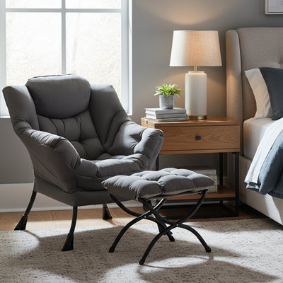 Fauteuil paresseux et rembourré Abramson