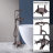 Triple Handle Floor Mounted Tub Filler With Handshower-50703378