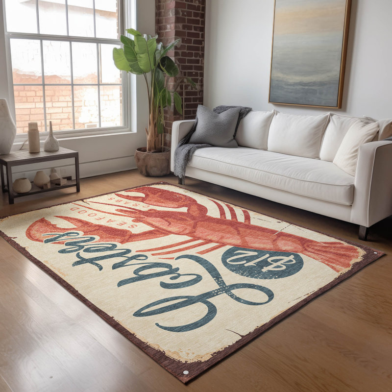 Tapis beige de qualité supérieure lavable à la machine Chikako AMF150, Rectangle 2 pi 6 po x 3 pi 10 po