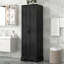 Armoire de rangement 71 po H avec tablette réglable et système de rangement multiple-1515898037