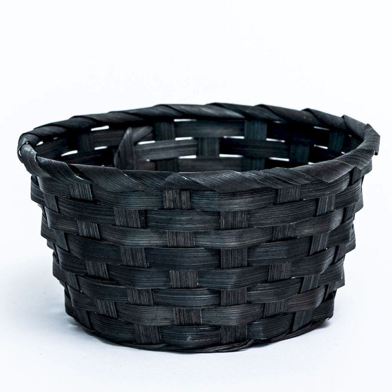 Bay Isle Home™ Bamboo Decorative Basket, 3.5" H x 7" W x 7" D