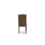 7 Piece Dining Table Set Consist of a Rectangle Dining Room Table with X-Legs and 6 Brown Linen Fabric Upholstered Chairs, Distressed Jacobean-1003250814-1003250815-1003250808