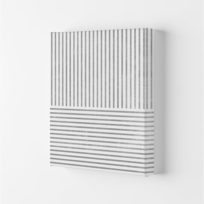 Mid Century Texture Lines C - Print, No Frame, 84cm H x 59cm W x 1cm D