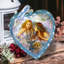 Limited Edition 5.5'' Glass Hanging Figurine Ornament