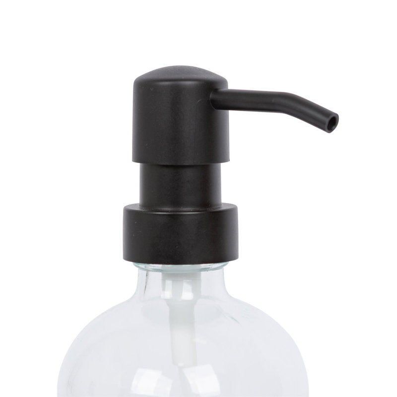 4x Glass Soap Dispensers - 500ml, Clear