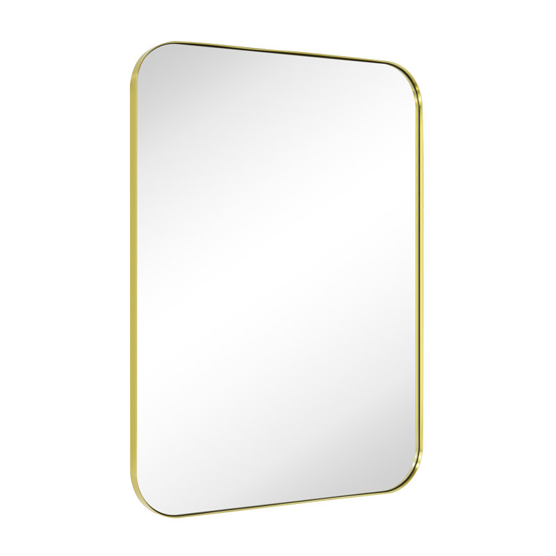 Miroir mural Josilyn, Or brossé, 40 po x 30 po