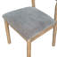 Chaise rembourrée Lylie, sable