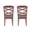 Chaise d'appoint rouge Trimble-121550816