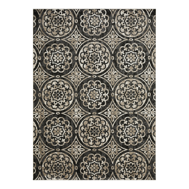 Darbyville Performance Geometric Indoor Rug