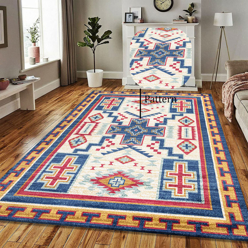Beverly Southwestern Indoor / Outdoor Area Rug, Rectangle 80cm x 150cm