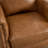 32.7'' Wide Classic and Comfort Top Genuine Leather Push Back Recliner with Nailhead Trim ( Set of 2)-1609242141