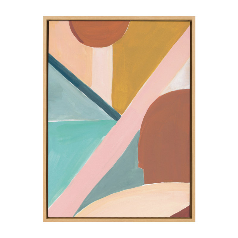 «Teotitlan Valley Study 2» par Kate Aurelia Holloway, reproduction d'art sur toile encadrée, H 33 po x l 23 po, Naturel