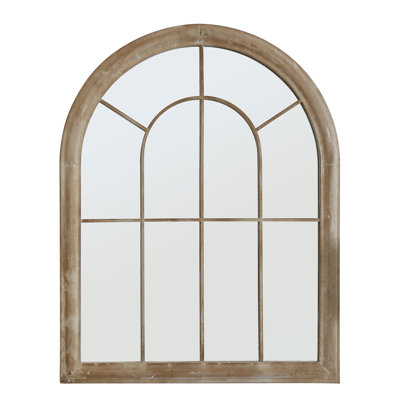 Hondah Wood Arch Wall Mirror
