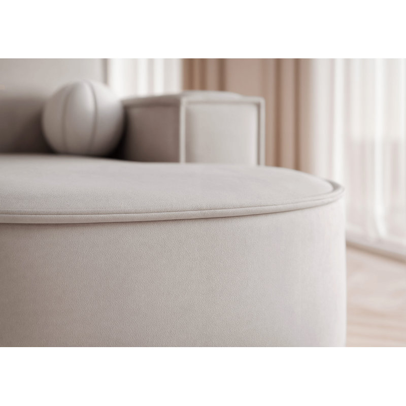 6 Seater Corner Sectional, Cream
