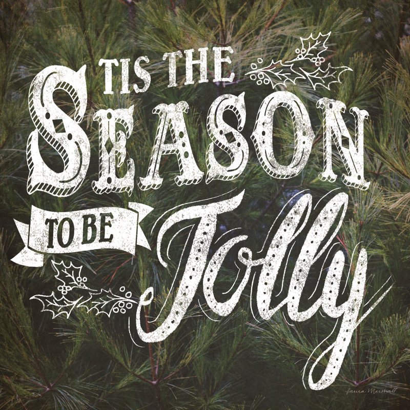 Tis The Season by Laura Marshall - Wrapped Canvas Art Prints, 76cm H x 76cm W x 3.8cm D
