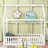 Full Size Wood House Bed With Fence And Door, White(Old SKU: WF303134AAK)