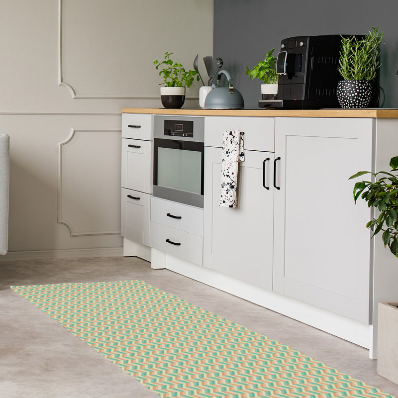 Chenille Chevron Indoor Rug, Runner 2'6" x 8'