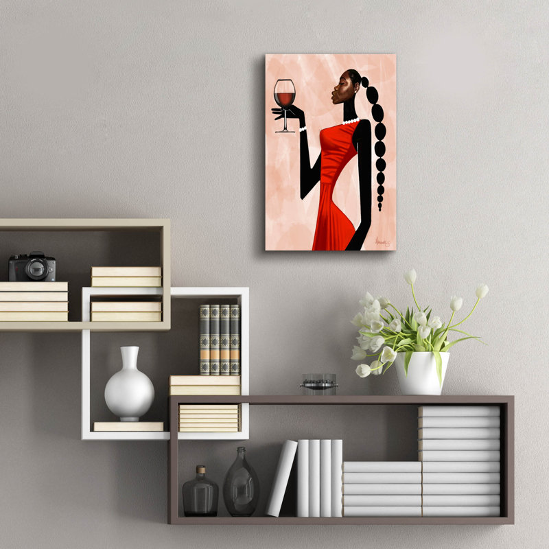  «Toast Woman» par Manasseh Johnson, art mural en verre acrylique, 16 po x 24 po, H 24 po x l 16 po