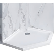 38'' W 38'' D Neo-Angle Double Shower Base