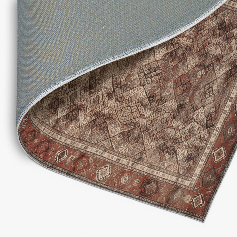 Tapis d'intérieur et d'extérieur brun Persian, Rectangulaire 2 pi x 3 pi