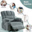 Le fauteuil électrique électrique Power Lift, adapté aux personnes âgées, avec fonctions de chauffage et de vibration, avec USB, peut être utilisé pour s'allonger.  Bleu-396066596