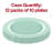 Turquoise Vintage Round Disposable Plastic Dinner Plates (10")