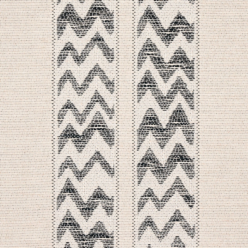 Kudu Stripe Wallpaper, Black