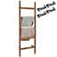 Gracie Oaks Wall Mounted Wooden Blanket Ladder-352829015