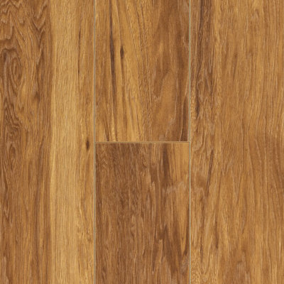 Revêtement de sol stratifié en hickory 8 po x 48 po x 12 mm Natures Vision