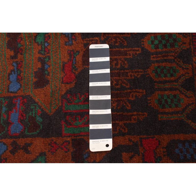 Ristau One-of-a-Kind 3'7" X 6'2" 1990s Wool Area Rug in Dark Navy