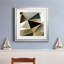 7_Gold Polygon Wall II - reproduction encadrée de qualité supérieure - prête à être accrochée-2029120007-2029120012