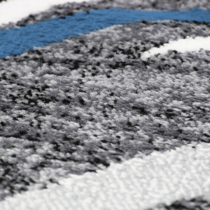 Zuzanna Abstract Shag Area Rug, Rectangle 225 x 340cm