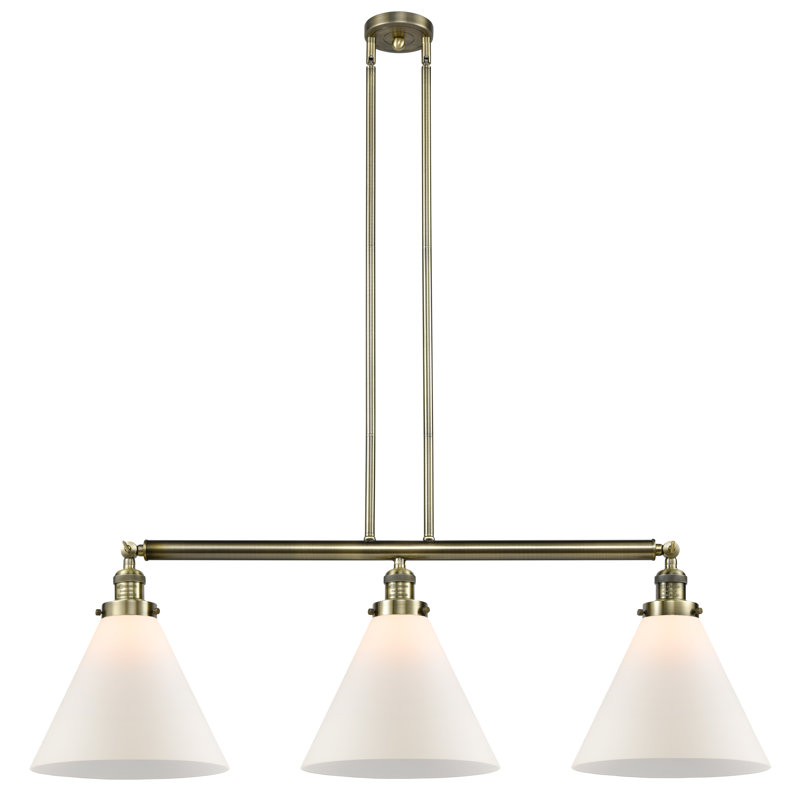 Pompa - Light Pendant, Satin Gold, Matte White Cased, No Bulb Included