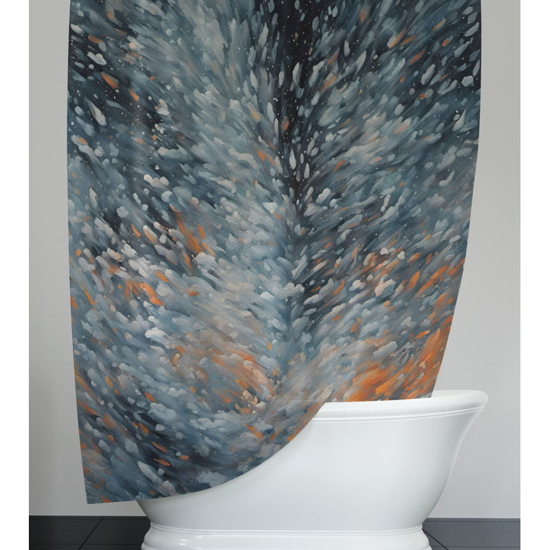 Newburyport Abstract Shower Curtain, 70" W x 72" L