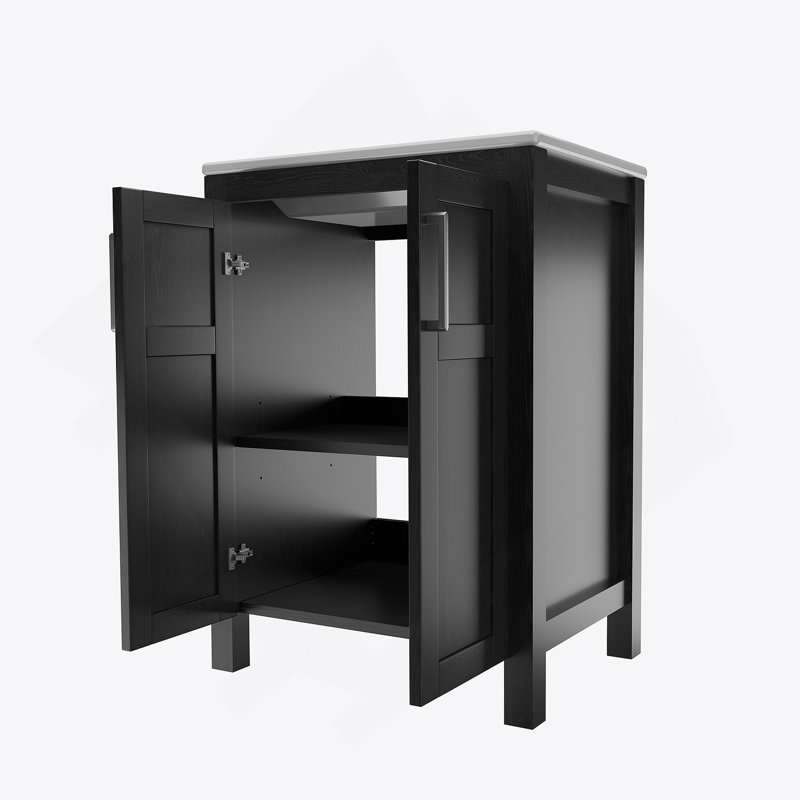 Meuble-lavabo de salle de bain avec lavabo
