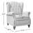 Aimee-Lea 31.5" Wide Genuine Leather Wing Chair Recliner-746909026