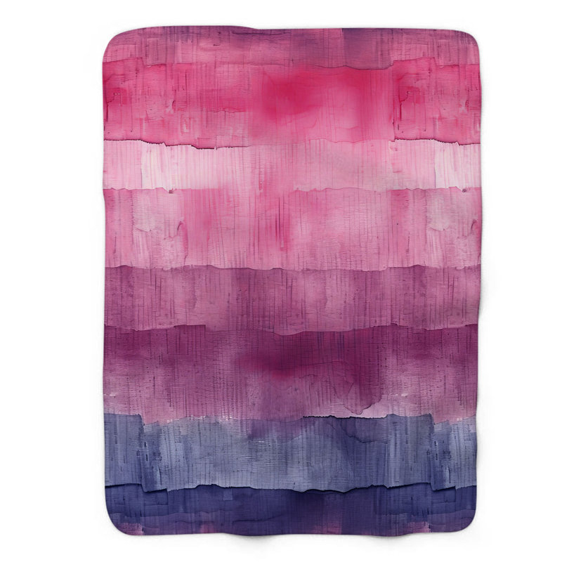 Jeté en sherpa 1 pièce Hue Spectrum, 50 po x 60 po