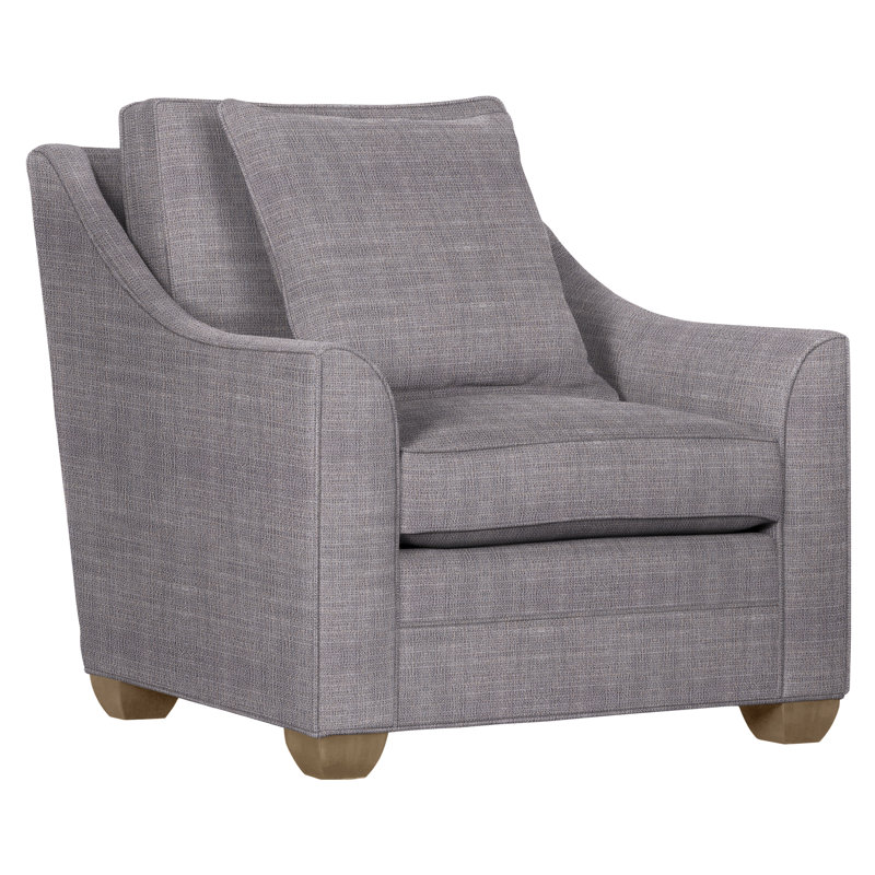 Chaise 37,5 po Nicholas, Chenille nomade ardoise Crypton®, Hampton