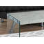Table basse, accent, cocktail, rectangulaire, salon, L 44 po, stratifié, verre trempé transparent, contemporain, moderne-2030136858