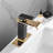 Single Hole Faucet Single-handle Waterfall Bathroom Faucet with Drain Assembly-88740460