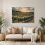 «Farm Grape Vines», art mural en métal gris-106657045