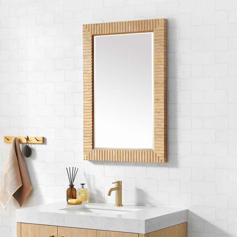 Miroir de salle de bain mural Osaka, 35,8 po x 24 po