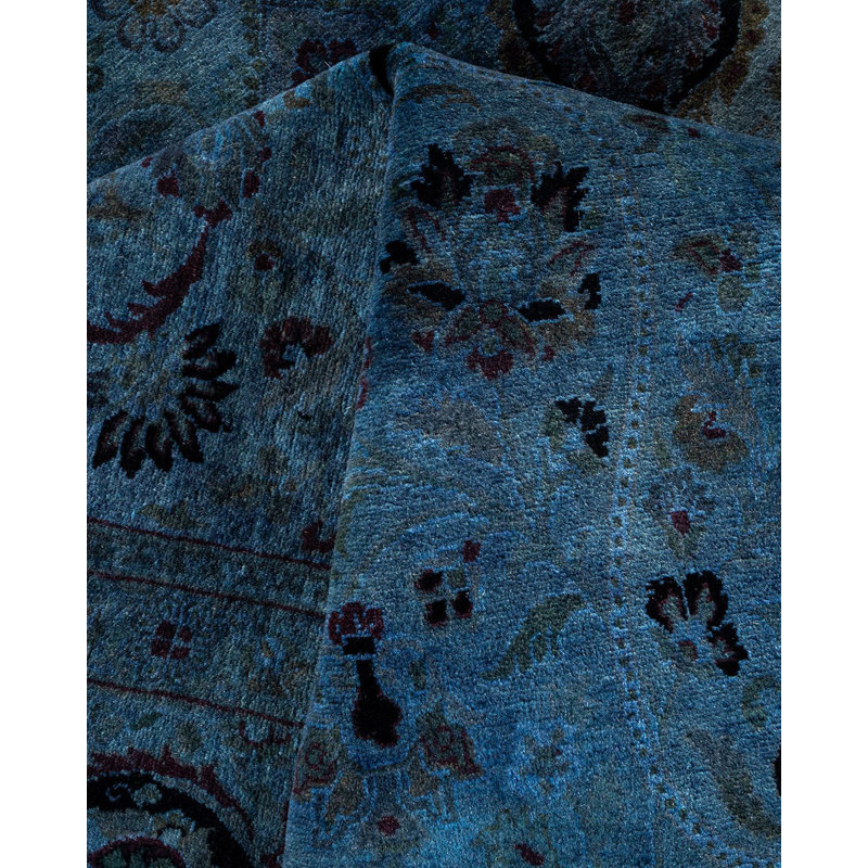Fine Vibrance One-of-a-Kind 6' 1" X 9' 3" Hand Knotted Area Rug
