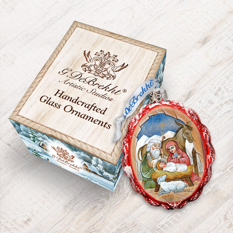 Ornement de crèche de Noël Orthodoxe