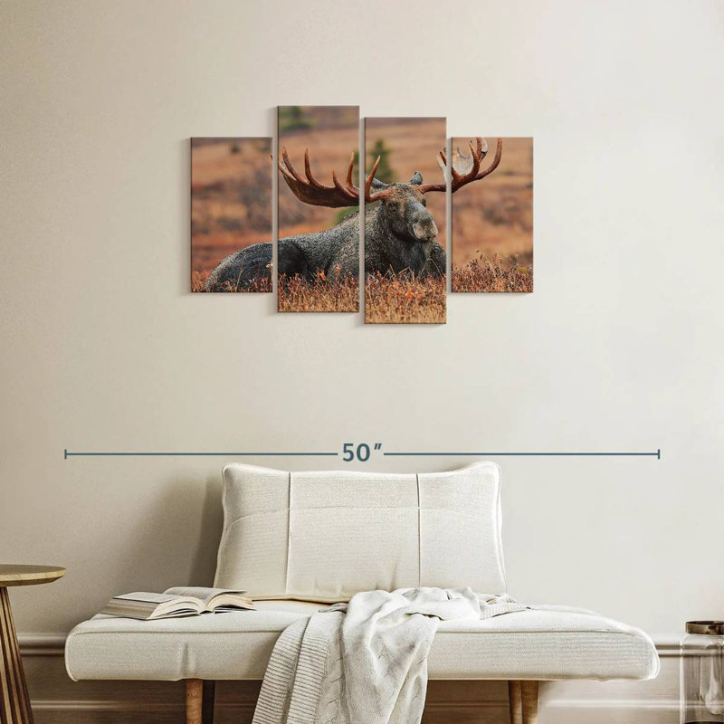 Brampt Summer Moose, 22" H x 36" W