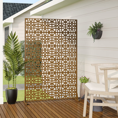72"x 47" Outdoor Rectangular Metal Privacy Screen by Lumioca