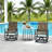 Outdoor Wicker Rattan Swivel Chair Set with 360° Motion and Durable Steel Frame for Patio Relaxation-186708740