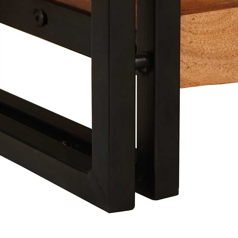 Console Table, 75cm H x 200cm W x 33cm D, Brown