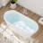 63" X 30" Freestanding Soaking Acrylic Bathtub